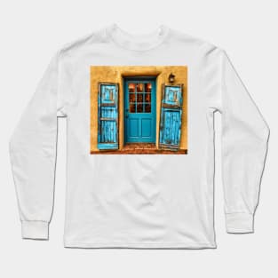 Santa Fe Turquois Door Long Sleeve T-Shirt